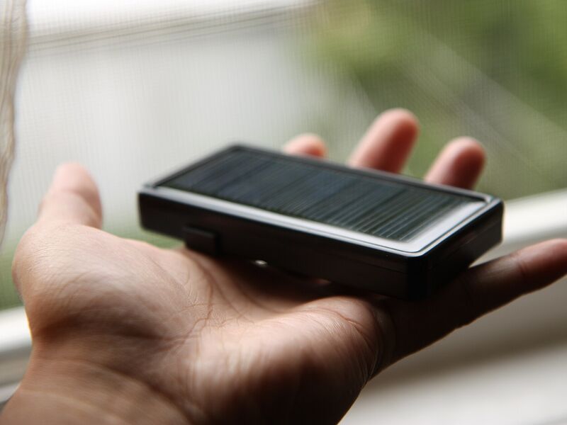 6,000 mAh Solar Power Bank with Flashlight