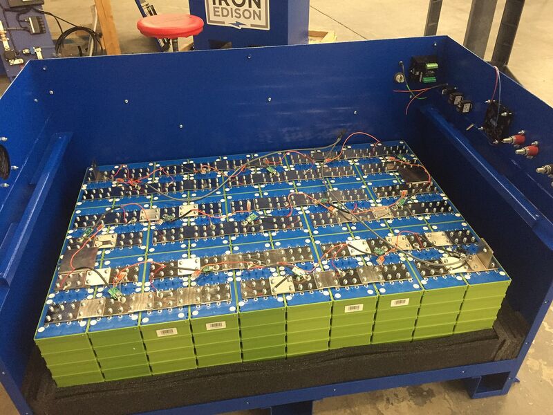 LiFePO4 Prismatic Cell Bank Kit with Steel Tray, Busbars and Balancer Boards